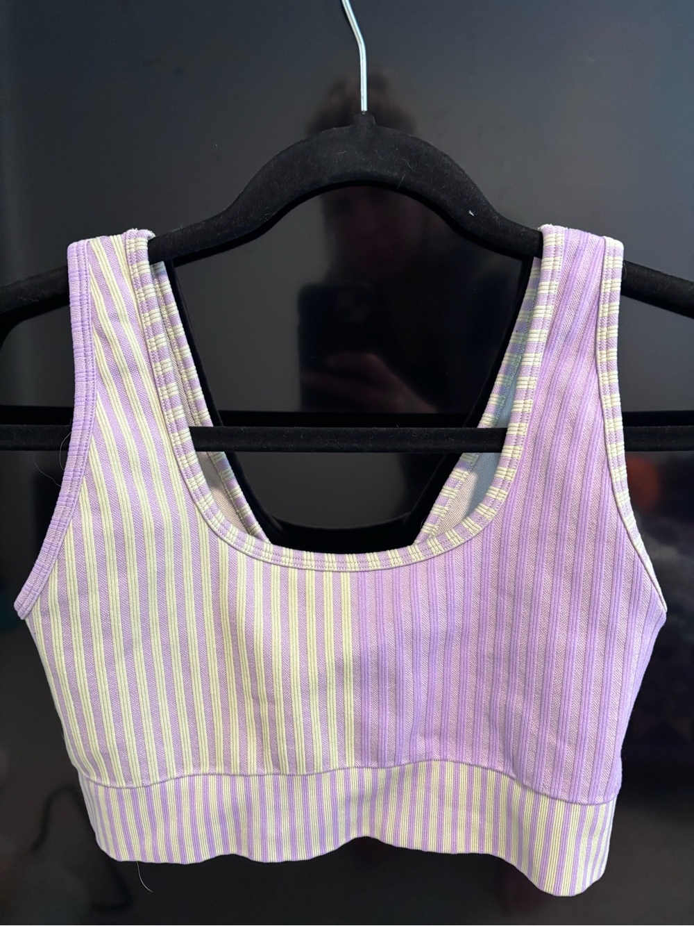 Free People Striped Lilac Sports bra - Women's Medium